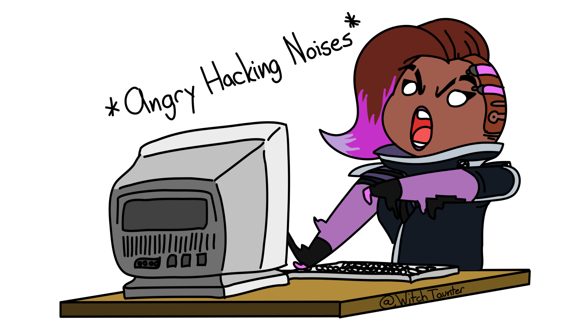 Angry Hacking Noises